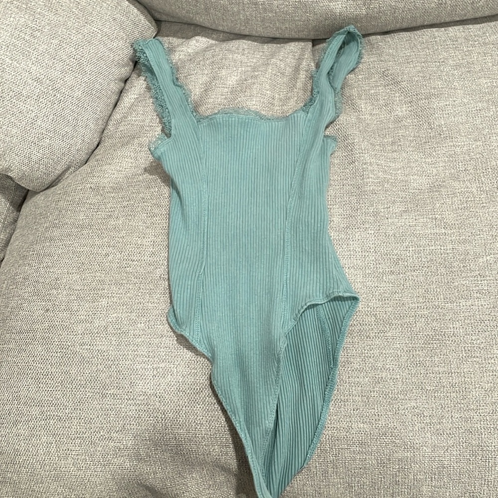 Blue forever 21 body suit